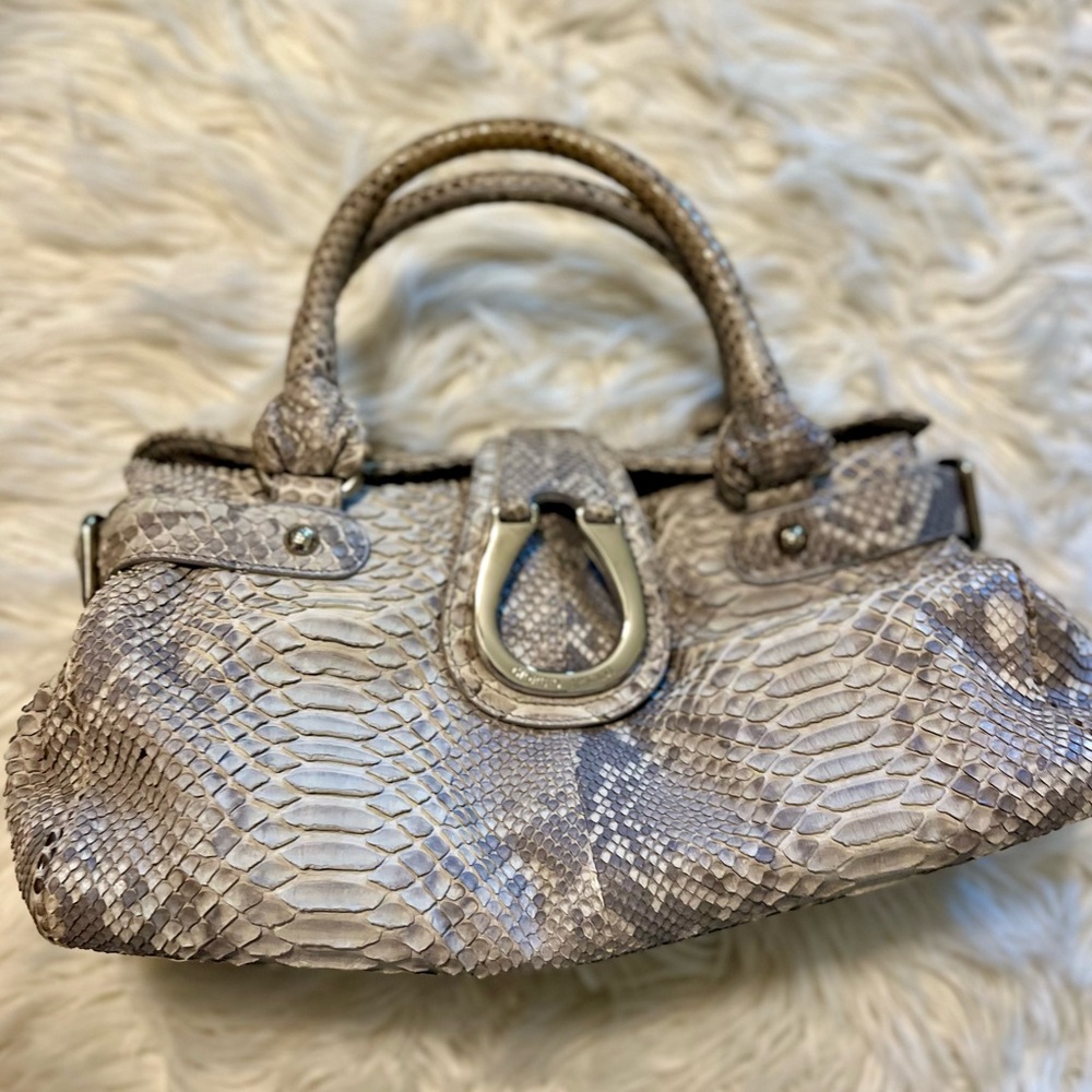 Giorgio Armani Python Skin bag